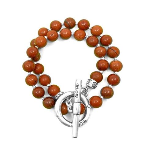 NUDE Perles Jaspe Rouge Pierre Naturelle Blow Bijoux