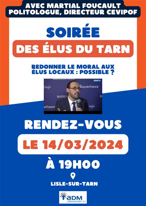 Soirée des Elus du Tarn du 14 mars 2024 maires81 asso fr