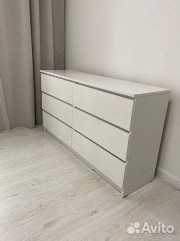 Комод не Икеа белый матовый 120 см купить в Жуковском | Товары для дома ...