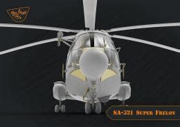 1 72 Sud Aviation SA 321 Super Frelon By Clear Prop Models 3D