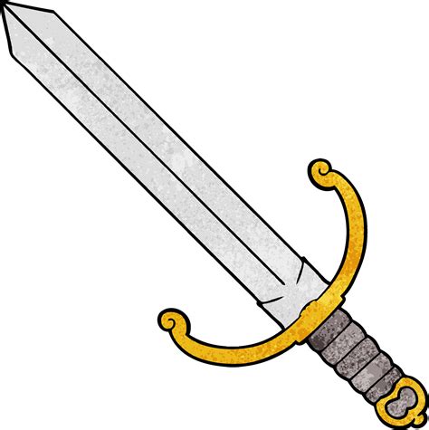 Cartoon Sword Drawing 46690609 Png