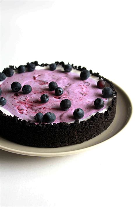 Blueberry Ice Cream Pie - Oh Sweet Day! Blog