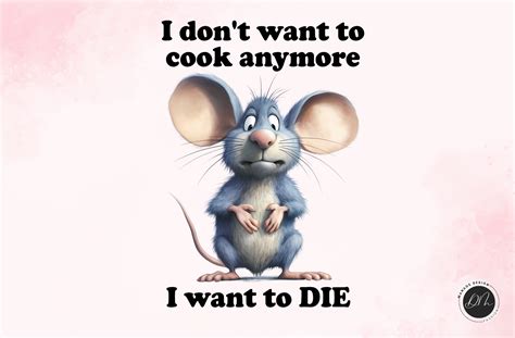 Rat I Dont Want To Cook Anymore PNG Graphic By Manage Design