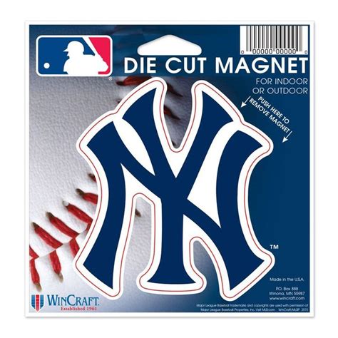 New York Yankees Wincraft 5 Die Cut Car Magnet