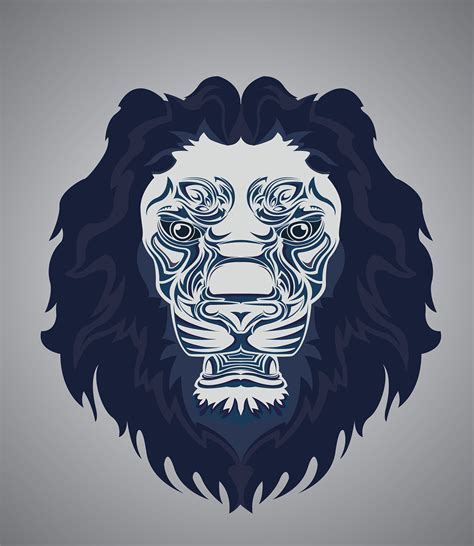 emblem  lion  behance