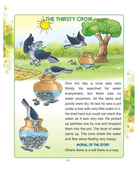 12 Thirsty Crow Ideas Crow Short Stories For Kids Short Moral Stories ...