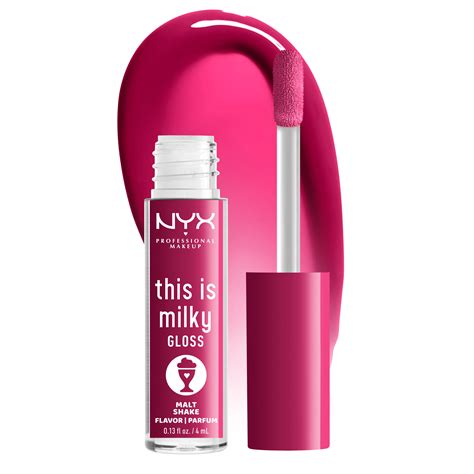 This is Milky Gloss Milkshakes | NYX Professional Makeup