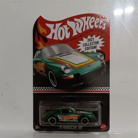 Hot Wheels 2021 Collector Edition 71 Porsche 911 Shopee Malaysia