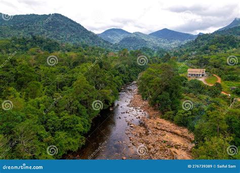 Kenerong River Kuala Krai Kelantan Stock Image Image Of Kuala Drone