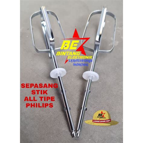 Jual Stik Garpu Mixer Philips Kocokan Mikser Philips Sepasang Pengaduk