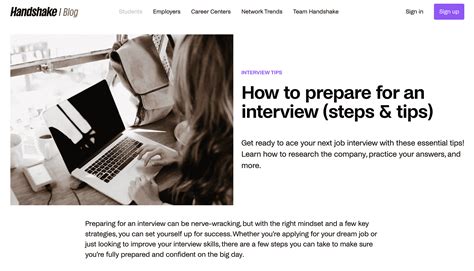 How To Prepare for an Interview (Steps and Tips) - PHERN