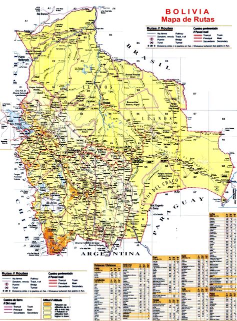 mapas imprimidos de bolivia  posibilidad de descargar