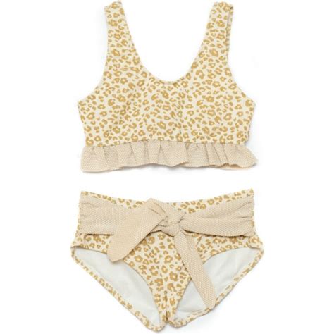 Παιδικό Εφηβικό Μαγιό TORTUE Κορίτσι Bikini Animal Print GLAMI gr