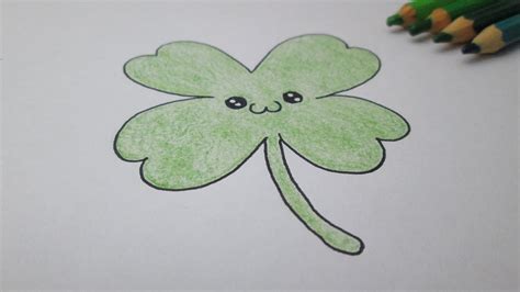 Cómo Dibujar Un Trébol De La Suerte Trébol De Cuatro Hojas Youtube