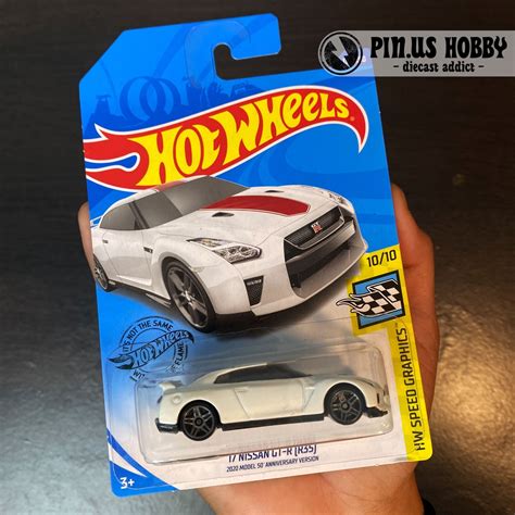 Jual HOT WHEELS 17 NISSAN GT R R35 PUTIH 50 ANNIVERSARY VERSION ORIGINAL HOTWHEELS By MATTEL