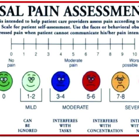 Universal Pain Assessment Tool 10 Download Scientific Diagram