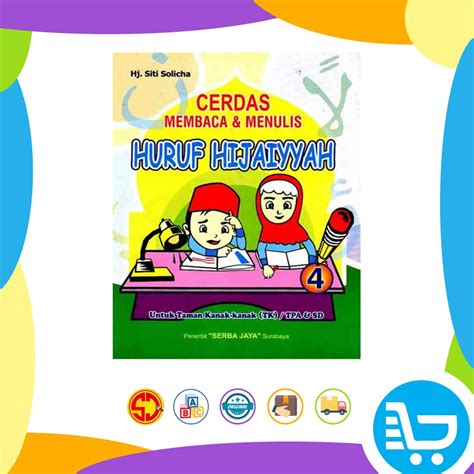 Jual Buku Cerdas Menulis Membaca Huruf Hijaiyah 4 Serba Jaya Shopee