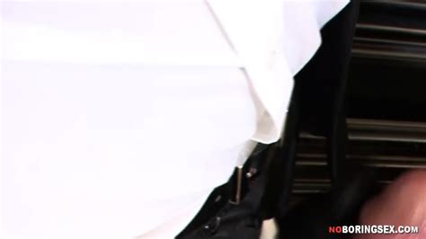 Gorgeous Brunette Shoves A Huge Cock In Her Ass