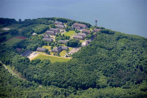 Glücksburg von oben Gebäudekomplex der Bundeswehr Militär Kaserne