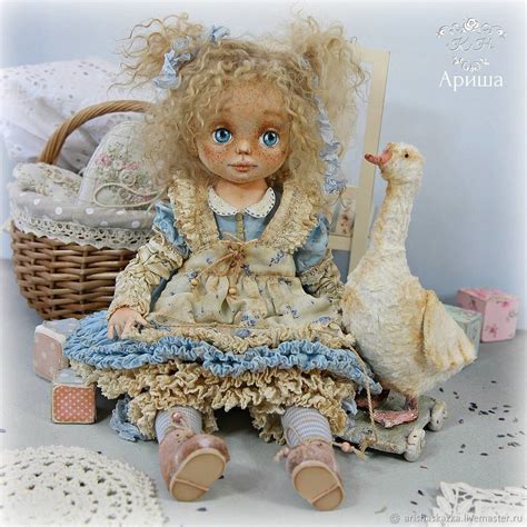 Пастушка . Кукла текстильная – заказать на Ярмарке Мастеров – FE72DRU ...