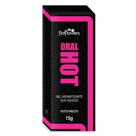 Gel Excitante Beij Vel Sabor Tutti Frutti Oral Hot G Hot Flowers