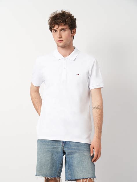 Поло длинное мужское Tommy Hilfiger 11330.2 2XL (52) Белое ...