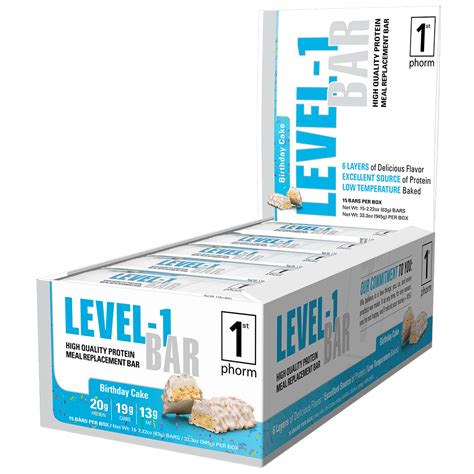 Buy 1st Phorm Level-1 Bars In The UK & EU | A-List Nutrition – A-List ...