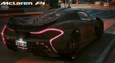 Mclaren P1 Car Cyberpunk 2077 Mod