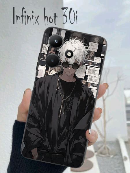 Чехол на infinix hot 30i аниме Магическая битва Jujutsu Kaisen Годжоу Сатору купить с