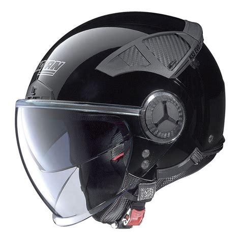 Nolan N Evo Classic Open Face Helmet Black Motardinn