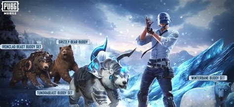 Pubg Mobile Grizzly Bear Buddy Sets Are Available Now