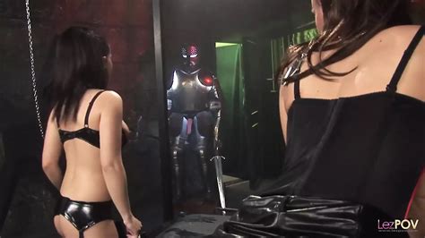 Demonic Lesbian Vampires With Big Fake Tits Fight For Dominance By Making Each Other Cum With