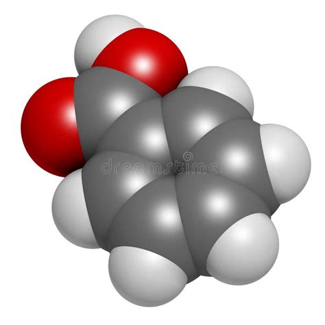 Benzoic Acid Molecule Benzoate Salts Are Used As Food Preservatives