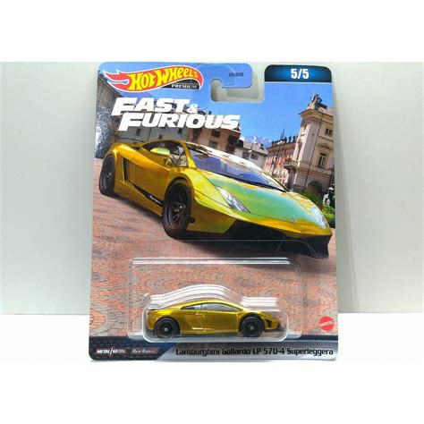風火輪 Hot Wheels 玩命關頭 LAMBORGHINI 藍寶堅尼 CALLARDO LP 570 4 膠胎 精裝 蝦皮購物