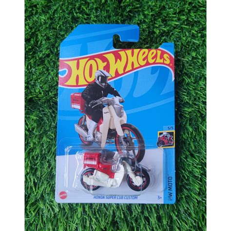 Hot WHEELS HONDA SUPER CUB CUSTOM Motorcycle Shopee Singapore