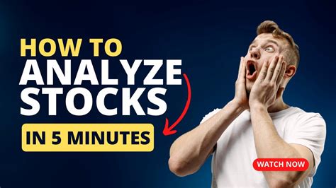 How To Analyze Stocks In 5 Minutes Step By Step Guide Youtube