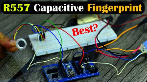R557 Capacitive Fingerprint Sensor Or Scanner With Arduino Biometric