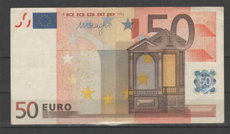 TRÈS RARE BILLET de 2002 de 50 PAYS BAS SÉRIE P MARIO DRAGHI