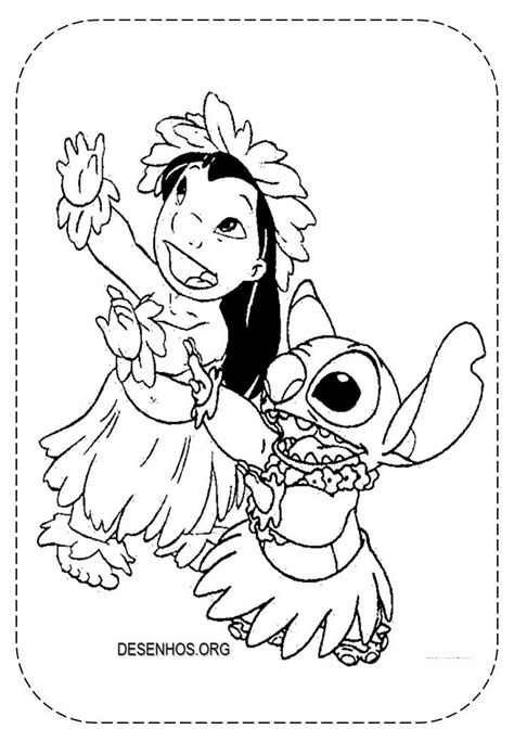 Desenhos Lilo E Stitch Para Imprimir E Colorir In Lilo And