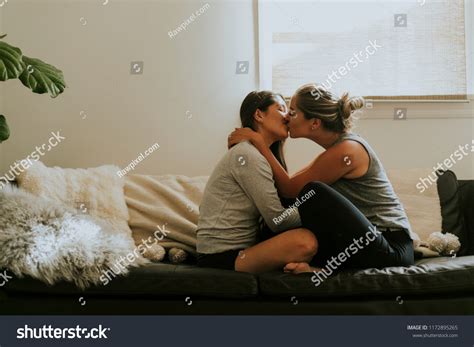 3 967 Lesbian Couple Sofa Images Stock Photos Vectors Shutterstock