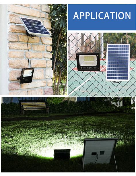 High Power Aluminum Outdoor Waterproof Ip W Led Solar Flood Light