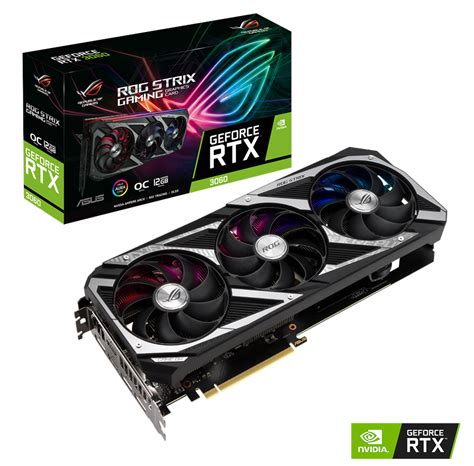 ASUS GeForce RTX 3060 ROG STRIX OC - 12GB GDDR6 - Grafikkarte