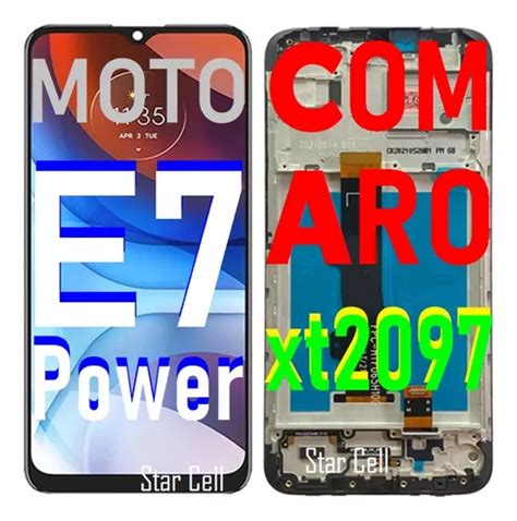 Tela Frontal Original C Aro Moto E Power Plcl D Capa