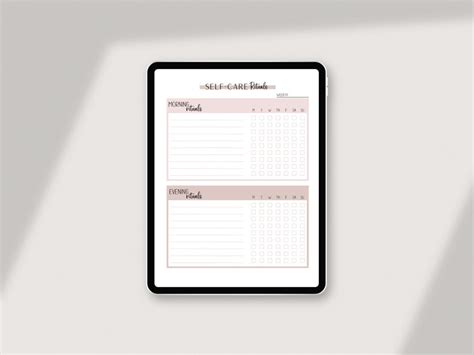 Morning and Evening Ritual, Self-care Rituals, Routine Checklist, Daily ...
