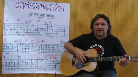 Fingerstyle Guitar Lesson Californication Red Hot Chili Peppers Youtube