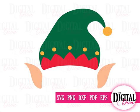 Elf Hat Svg Christmas Elf Hat T Shirt Svg Christmas Pajama Etsy