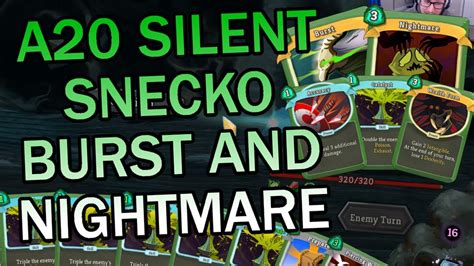 Nightmares Of Nightmare Ascension 20 Silent Run Slay The Spire