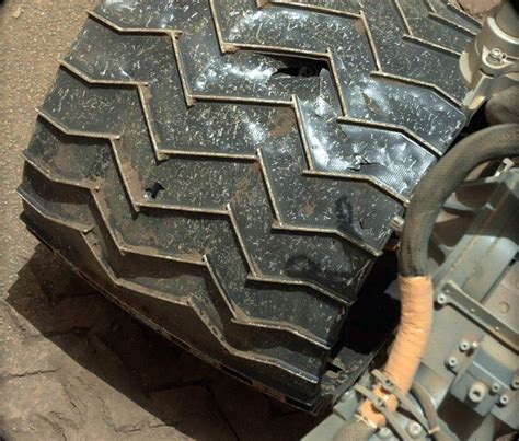  Shows Wear And Tear On Curiosity Mars Rovers Wheel Rspace