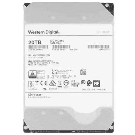 Внутренний жесткий диск Western Digital Ultrastar DC HC560 ...
