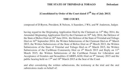 Gay Lesbian Bisexual Transgender Queer Jamaica Ccj Dismisses Gay Activist Case Due To Lack Of